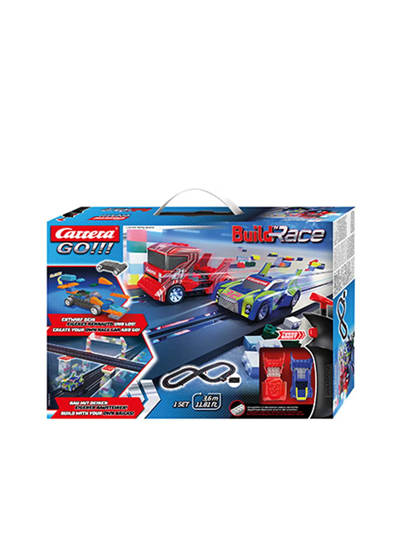 CARRERA | Go!!! Build 'n Race - Racing Set | 
